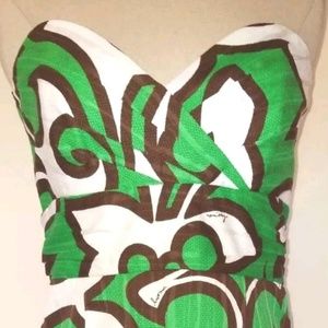 Milly Green Halter Dress Size 6